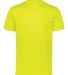 Augusta 790 Mens Wicking T-Shirt in Safety yellow front view