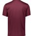 Augusta 790 Mens Wicking T-Shirt in New maroon back view