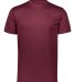 Augusta 790 Mens Wicking T-Shirt in New maroon front view