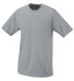 Augusta 790 Mens Wicking T-Shirt in Silver grey front view