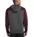 Sport Tek ST249 Sport-Tek  Tech Fleece Colorblock  Grph Hea/Mroon back view