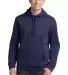 Sport Tek ST290 Sport-Tek Repel Fleece Hooded Pull in True navy front view