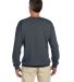 Gildan 18000 Sweatshirt Heavy Blend 50/50 Fleece C in Dark heather back view