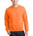 Gildan 18000 Sweatshirt Heavy Blend 50/50 Fleece C in S orange front view