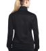 Sport Tek LST93 Sport-Tek Ladies Dot Sublimation T in Black/pink ras back view