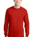 Gildan 8400 5.6 oz. Ultra Blend 50/50 Long-Sleeve  in Red front view
