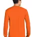 Gildan 8400 5.6 oz. Ultra Blend 50/50 Long-Sleeve  in S orange back view