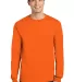 Gildan 8400 5.6 oz. Ultra Blend 50/50 Long-Sleeve  in S orange front view