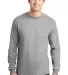 Gildan 8400 5.6 oz. Ultra Blend 50/50 Long-Sleeve  in Sport grey front view
