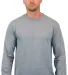 Gildan 8400 5.6 oz. Ultra Blend 50/50 Long-Sleeve  in Graphite heather front view