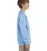 Gildan 2400B Youth 6.1 oz. Ultra Cotton® Long-Sle in Light blue side view