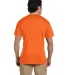 GILDAN 8300 5.6 oz. Ultra Blend® 50/50 Pocket T-S in S orange back view