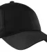 Sport Tek STC10 Sport-Tek Dry Zone Nylon Cap in Black front view