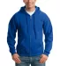 Gildan 18600 7.75 oz. Heavy Blend 50/50 Full-Zip H in Royal front view