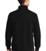 Sport Tek TST253 Sport-Tek Tall 1/4-Zip Sweatshirt in Black back view