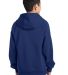 Sport Tek YST265 Sport-Tek® Youth Sleeve Stripe P in Tr royal/white back view