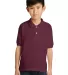 8800B Gildan Youth 5.6 oz. Ultra Blend® 50/50 Jer in Maroon front view