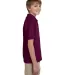 8800B Gildan Youth 5.6 oz. Ultra Blend® 50/50 Jer in Maroon side view