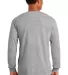 2410 Gildan 6.1 oz. Ultra Cotton® Long-Sleeve Poc in Sport grey back view