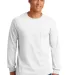 2410 Gildan 6.1 oz. Ultra Cotton® Long-Sleeve Poc in White front view