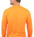 2410 Gildan 6.1 oz. Ultra Cotton® Long-Sleeve Poc in S orange back view
