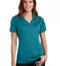 Sport Tek LST680 Sport-Tek Ladies PosiCharge Micro in Blue wake front view