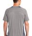 Sport Tek ST361 Sport-Tek Heather Colorblock Conte in Vtghthr/tr nvy back view
