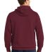 Sport Tek ST254 Sport-Tek Pullover Hooded Sweatshi in Maroon back view