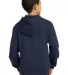 Sport Tek YST254 Sport-Tek Youth Pullover Hooded S in True navy back view