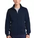 Sport Tek ST259 Sport-Tek Full-Zip Sweatshirt True Navy front view