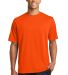 Sport Tek ST340 Sport-Tek PosiCharge RacerMesh Tee in Neon orange front view