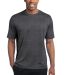Sport Tek TST360 Sport-Tek Tall Heather Contender  in Graphite hthr front view