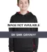 Sport Tek YST235 Sport-Tek Youth Sport-Wick Fleece Dk Smk Gry/Nvy front view