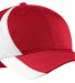 Sport Tek STC11 Sport-Tek Dry Zone Nylon Colorbloc in True red/white front view