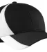 Sport Tek STC11 Sport-Tek Dry Zone Nylon Colorbloc in Black/white front view