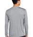 Sport Tek TST350LS Sport-Tek Tall Long Sleeve Posi in Silver back view