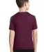 Sport Tek YST354 Sport-Tek Youth PosiCharge Compet Maroon/Iron Gy back view
