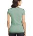 District DT2202 CLOSEOUT  - Juniors Faded Rounded  Forest Green back view