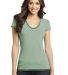 District DT2202 CLOSEOUT  - Juniors Faded Rounded  Forest Green front view