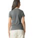 64000L Gildan Ladies 4.5 oz. SoftStyle™ Ringspun in Graphite heather back view