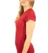 64000L Gildan Ladies 4.5 oz. SoftStyle™ Ringspun in Antiq cherry red side view