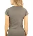 64000L Gildan Ladies 4.5 oz. SoftStyle™ Ringspun in Charcoal back view