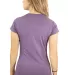 64000L Gildan Ladies 4.5 oz. SoftStyle™ Ringspun in Heather purple back view