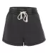 Boxercraft K11 Women's Enzyme-Washed Rally Shorts Charcoal front view