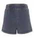 Boxercraft K11 Women's Enzyme-Washed Rally Shorts Navy back view