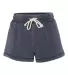 Boxercraft K11 Women's Enzyme-Washed Rally Shorts Navy front view