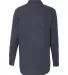 Burnside 5200 Women's Long Sleeve Solid Flannel Sh Denim back view
