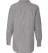Burnside 5200 Women's Long Sleeve Solid Flannel Sh Heather Grey back view