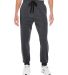 Burnside 8800 Fleece Joggers in Charcoal heather front view
