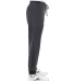 Burnside 8800 Fleece Joggers in Charcoal heather side view
